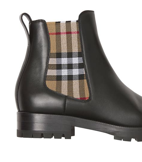 burberry chelsea extra long|burberry vintage check chelsea boots.